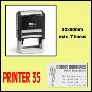 Sello automático colop rectangular printer 35
