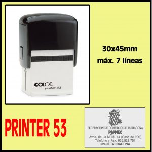Sello automático colop rectangular printer 53