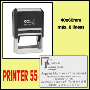 Sello automático colop rectangular printer 55